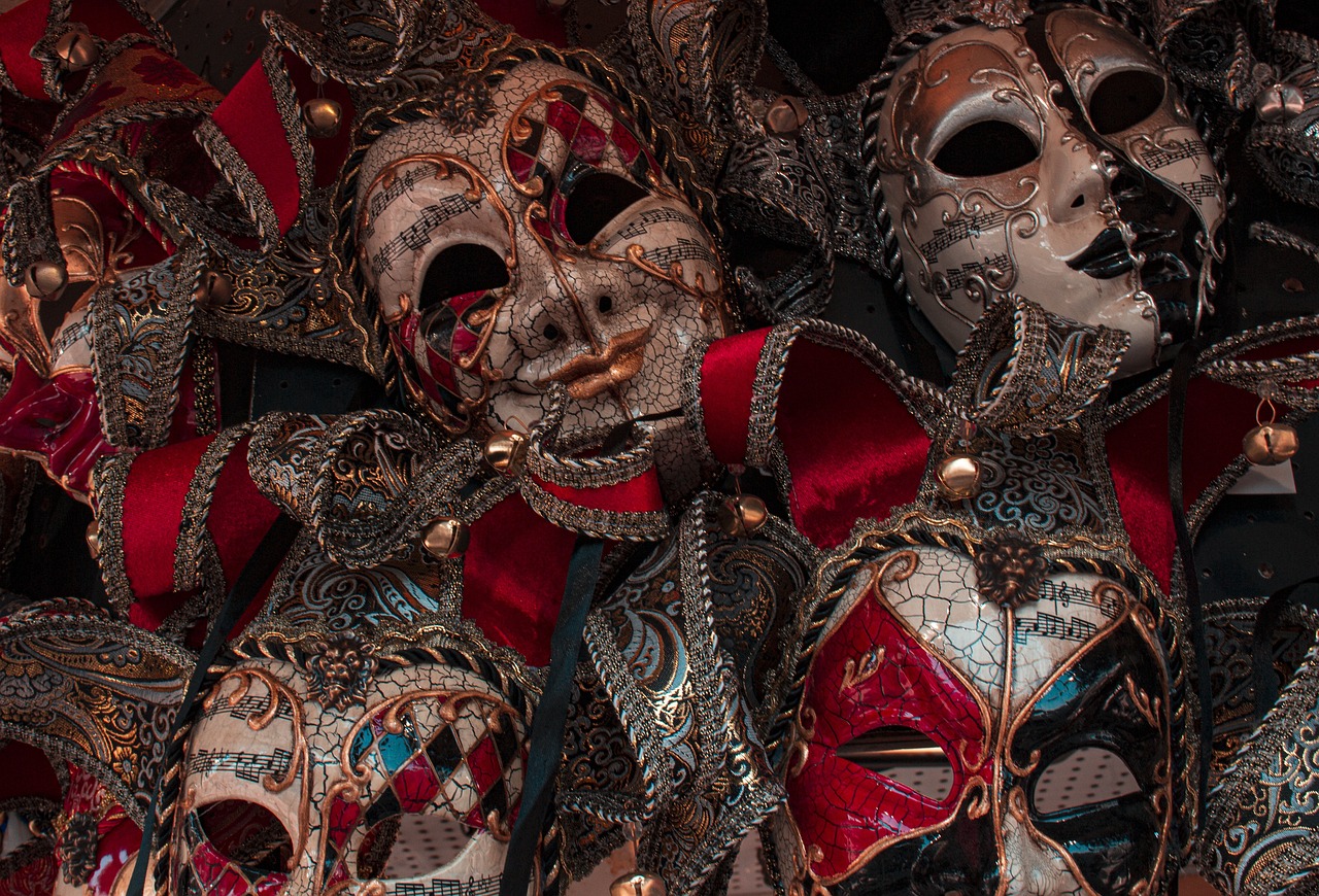 costume gold mask disguise face 6603609